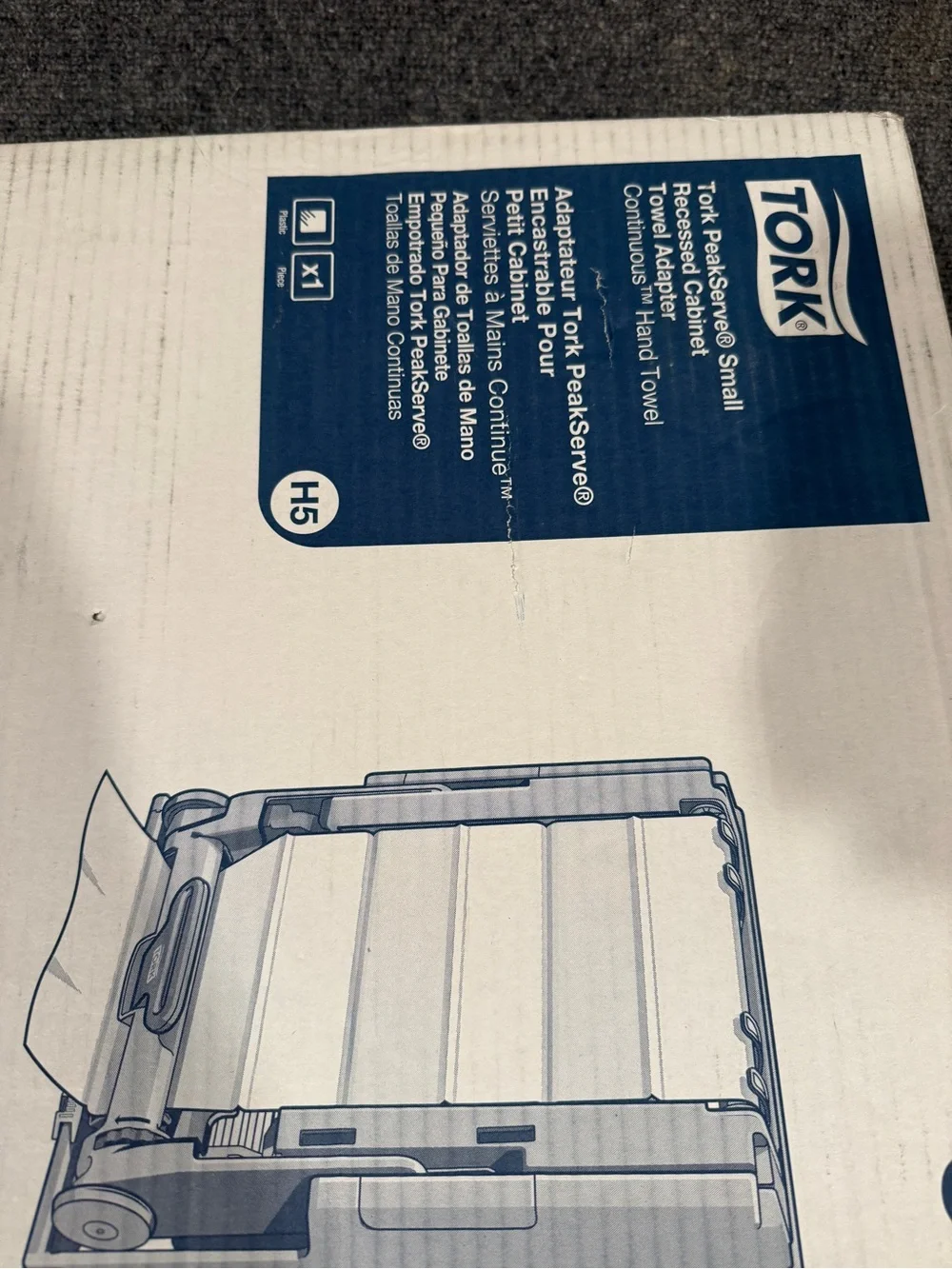 White Paper Towel Dispenser – Wall-Mountable Home Office